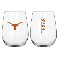 Texas Longhorns 16oz Gameday Curved Beverage Glass