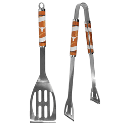 Texas Longhorns 2 pc Steel BBQ Tool Set