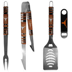 Texas Longhorns 3 pc BBQ Set and Bottle Opener