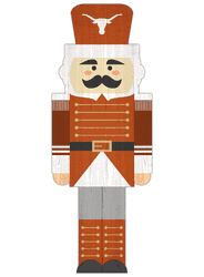 Texas Longhorns 31" Nutcracker Leaner