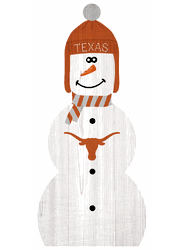 Texas Longhorns 31" Snowman Leaner