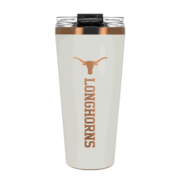 Texas Longhorns 32oz Crme and Copper Big Slim Tumbler with Straw