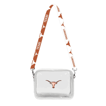Texas Longhorns 3D Logo Clear Fanny Fan Purse