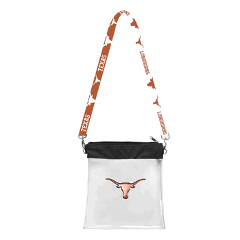 Texas Longhorns 3D Logo Clear Satchelette