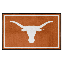 Texas Longhorns 4ft. x 6ft. Plush Area Rug