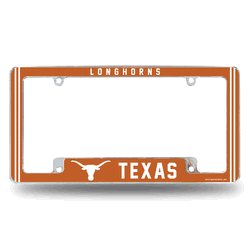 Texas Longhorns Alternate Design All Over Chrome Frame
