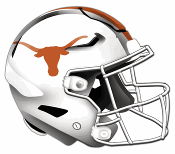 Texas Longhorns Authentic Helmet Cutout 24