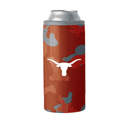 Texas Longhorns Camo Swagger 12oz Slim Can Coolie