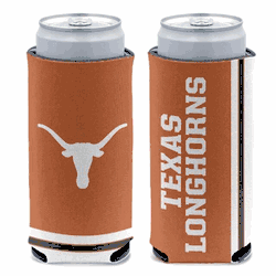 Texas Longhorns Can Cooler Slim Can Design