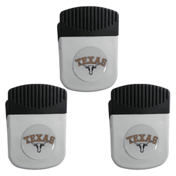 Texas Longhorns Chip Clip Magnet with Bottle Opener, 3pk