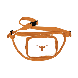 Texas Longhorns Clear Fanny Pack