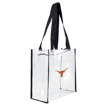 Texas Longhorns Clear Square Stadium Tote