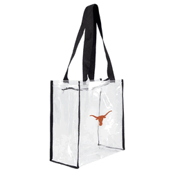 Texas Longhorns Clear Square Stadium Tote