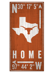 Texas Longhorns Coordinate 6x12 Sign