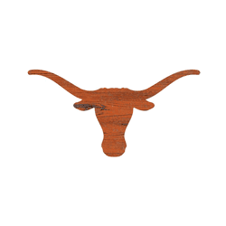 Texas Longhorns Distressed Logo Cutout Sign
