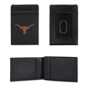 Texas Longhorns  Embroidered Front Pocket Wallet - Slim/Light Weight