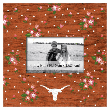 Texas Longhorns Floral 10x10 Frame
