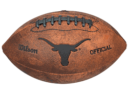 Texas Longhorns Football Vintage Throwback 9 Inches
