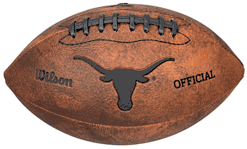 Texas Longhorns Football Vintage Throwback 9 Inches