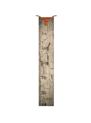 Texas Longhorns Growth Chart Sign 6x36