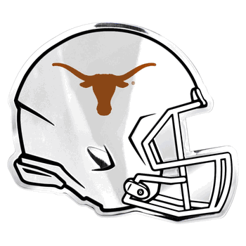 Texas Longhorns Heavy Duty Aluminium Helmet Emblem