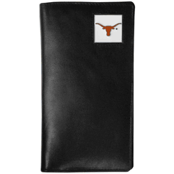 Texas Longhorns Leather Tall Wallet <B><font color="RED">CLEARANCE SALE - LIMITED QUANTITIES AT THIS PRICE</b></font>