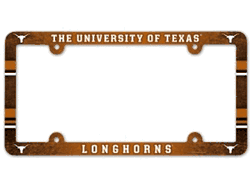 Texas Longhorns License Plate Frame - Full Color