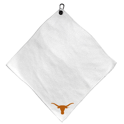 Texas Longhorns Microfiber Small Towel - 15" x 15" (White)