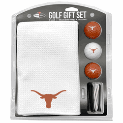 Texas Longhorns Microfiber Towel Gift Set - 16 x 40 (White)