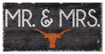Texas Longhorns Mr & Mrs Sign