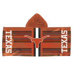 Texas Longhorns NCAA Blockade Youth Hooded Towel 22x51 inches