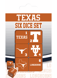 Texas Longhorns NCAA Dice Set