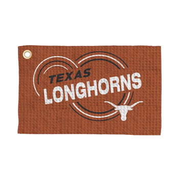 Texas Longhorns NCAA Droplets Waffle Fan Towel 16x25 inches