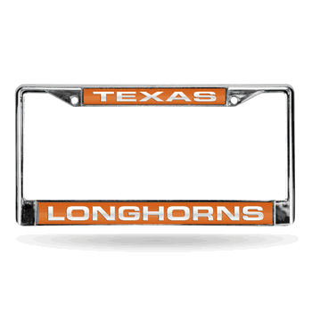 Texas Longhorns Orange Laser Chrome Frame