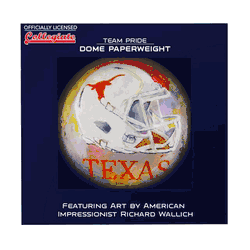 Texas Longhorns Paperweight Domed