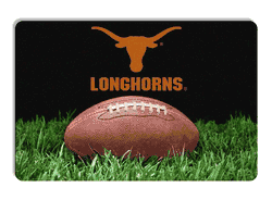 Texas Longhorns Pet Bowl Mat Classic Football Size Large CO