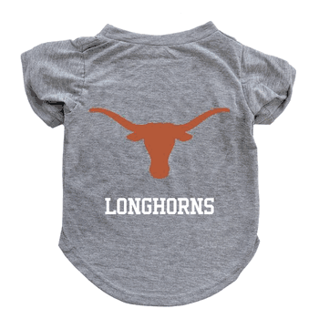 Texas Longhorns Pet T-Shirt Extra Small