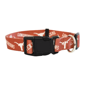 Texas Longhorns Pet Team Collar Small