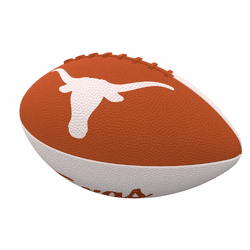 Texas Longhorns Pinwheel Logo Junior Size Rubber Football