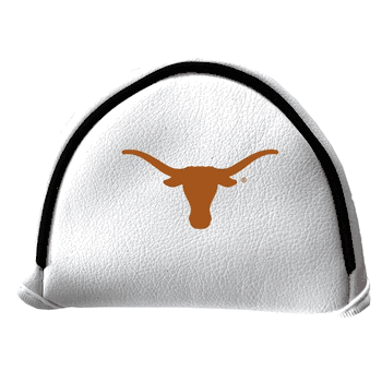 Texas Longhorns Putter Cover - Mallet (White)