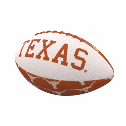 Texas Longhorns Repeating Mini-Size Rubber Football