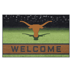 Texas Longhorns Rubber Door Mat - 18in. x 30in.