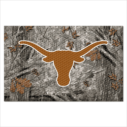 Texas Longhorns Rubber Scraper Door Mat Camo