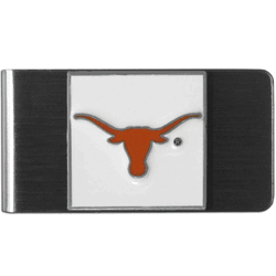 Texas Longhorns Steel Money Clip