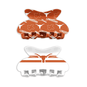 Texas Longhorns Team Hair Claw Set (S)