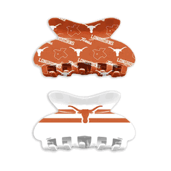 Texas Longhorns Team Hair Claw Set (S)