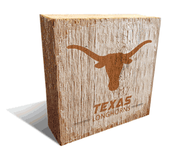 Texas Longhorns Team Logo Block 6X6