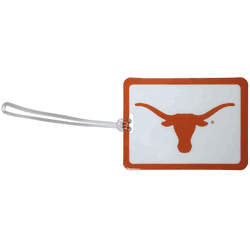 Texas Longhorns Vinyl Luggage Tag