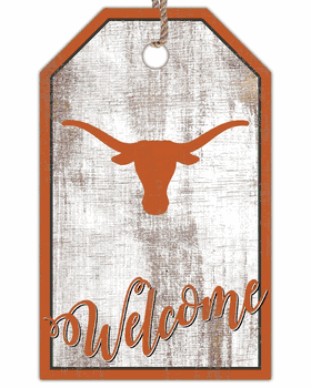 Texas Longhorns Welcome Team Tag 11x19 Sign