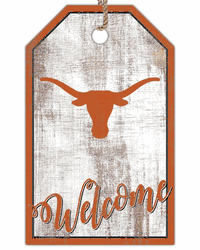 Texas Longhorns Welcome Team Tag 11x19 Sign